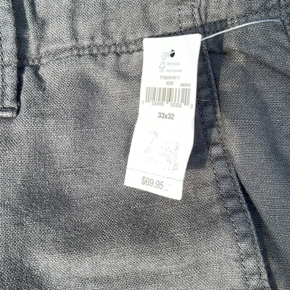 Linen Jogger 33/32 Gap New with tags - Picture 2 of 4